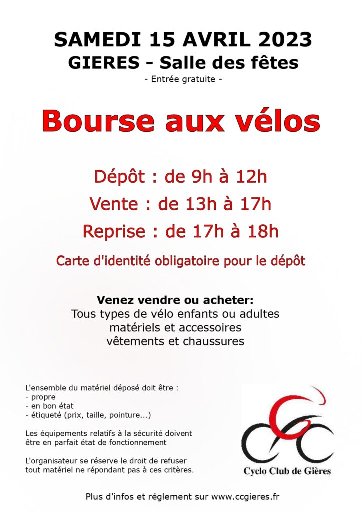 Bourse Aux V Los Cyclo Club De Gi Res